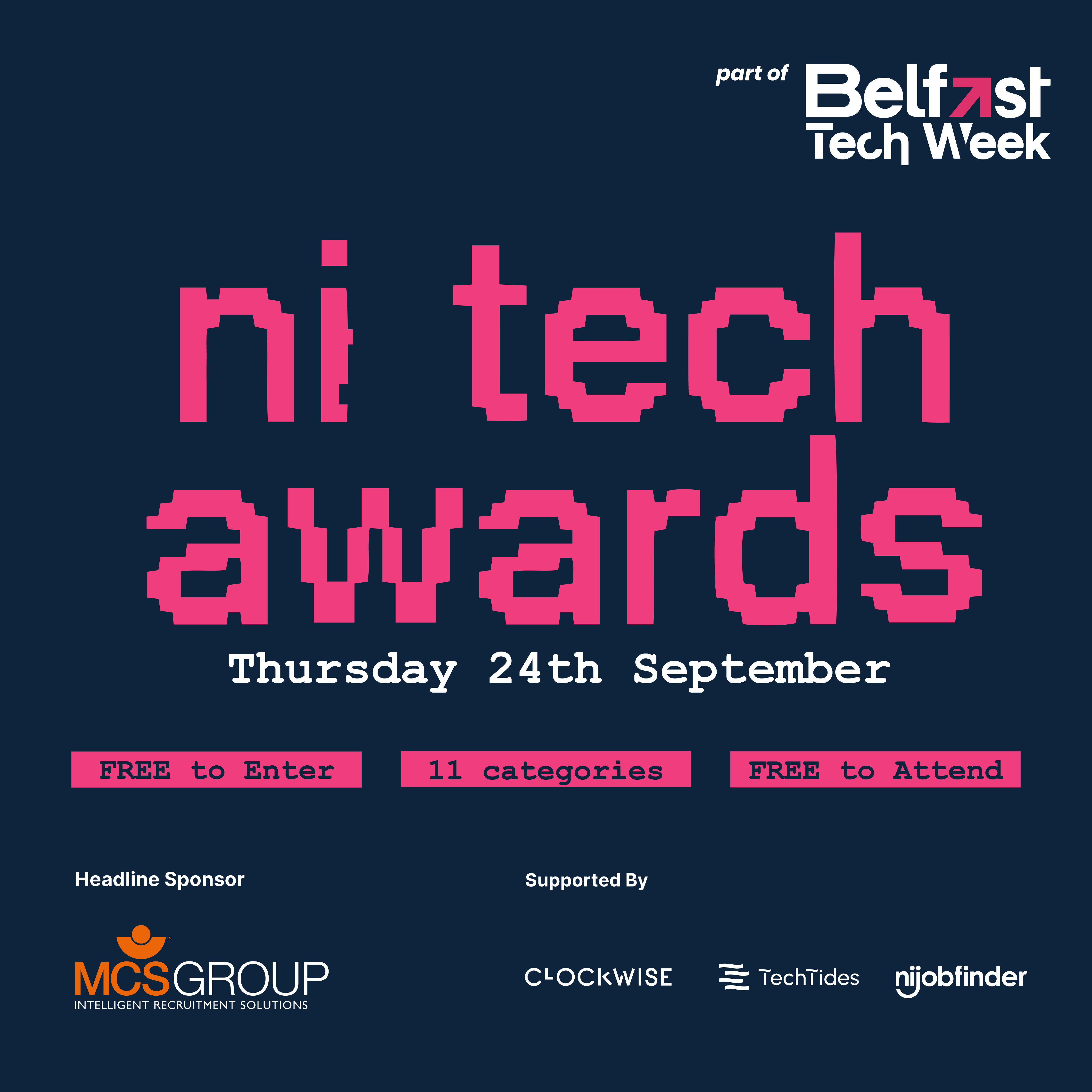 Graphic for NI Tech Awards