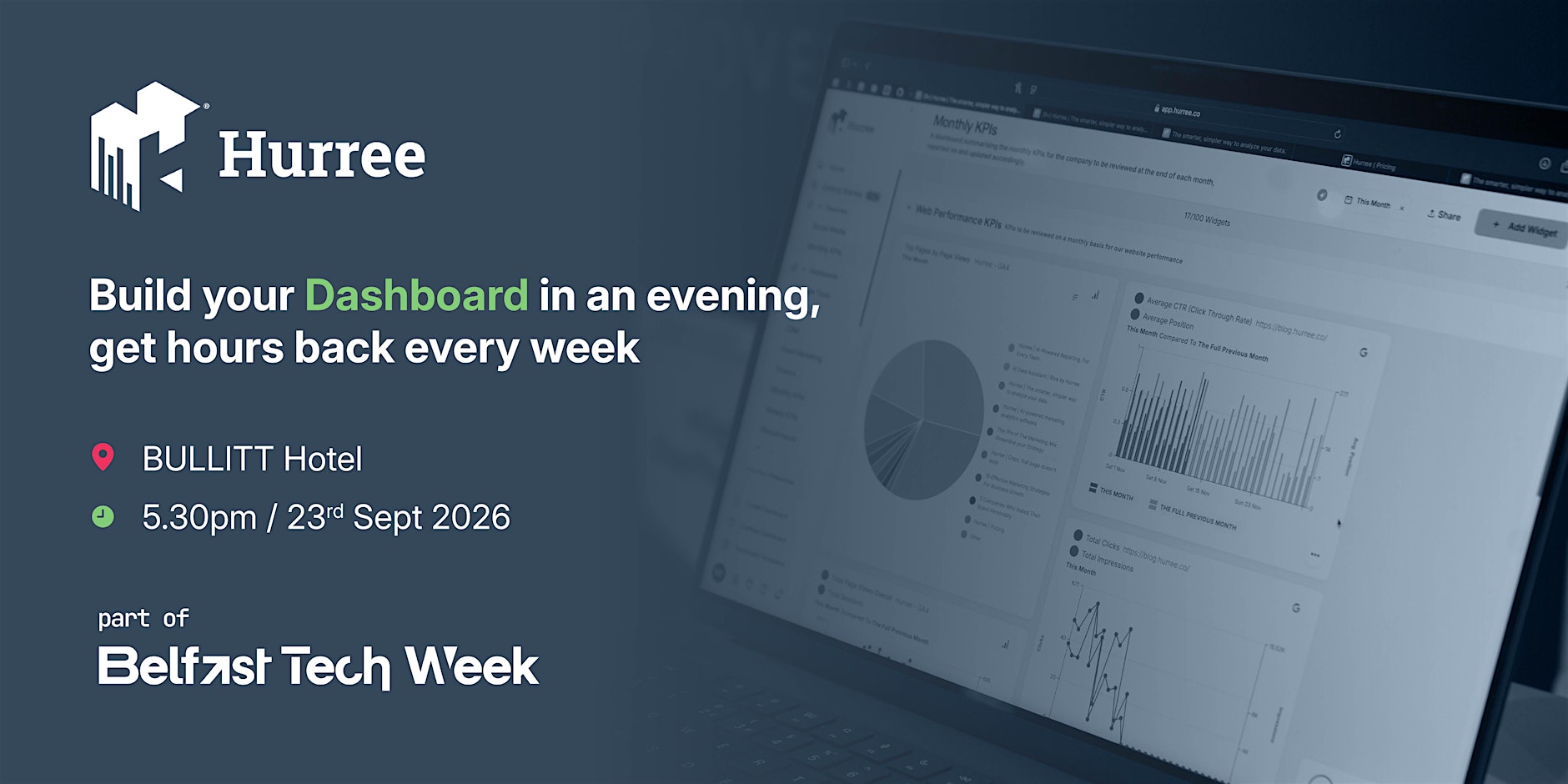 Graphic for Build your dashboard in an evening, get hours back every week